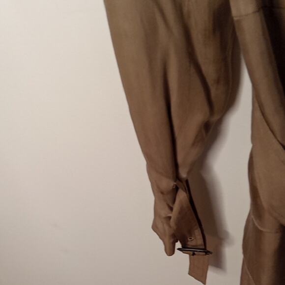 Club Monaco Women's Size S/P Harper Tan Trench Coat. Classic - Picture 5 of 10
